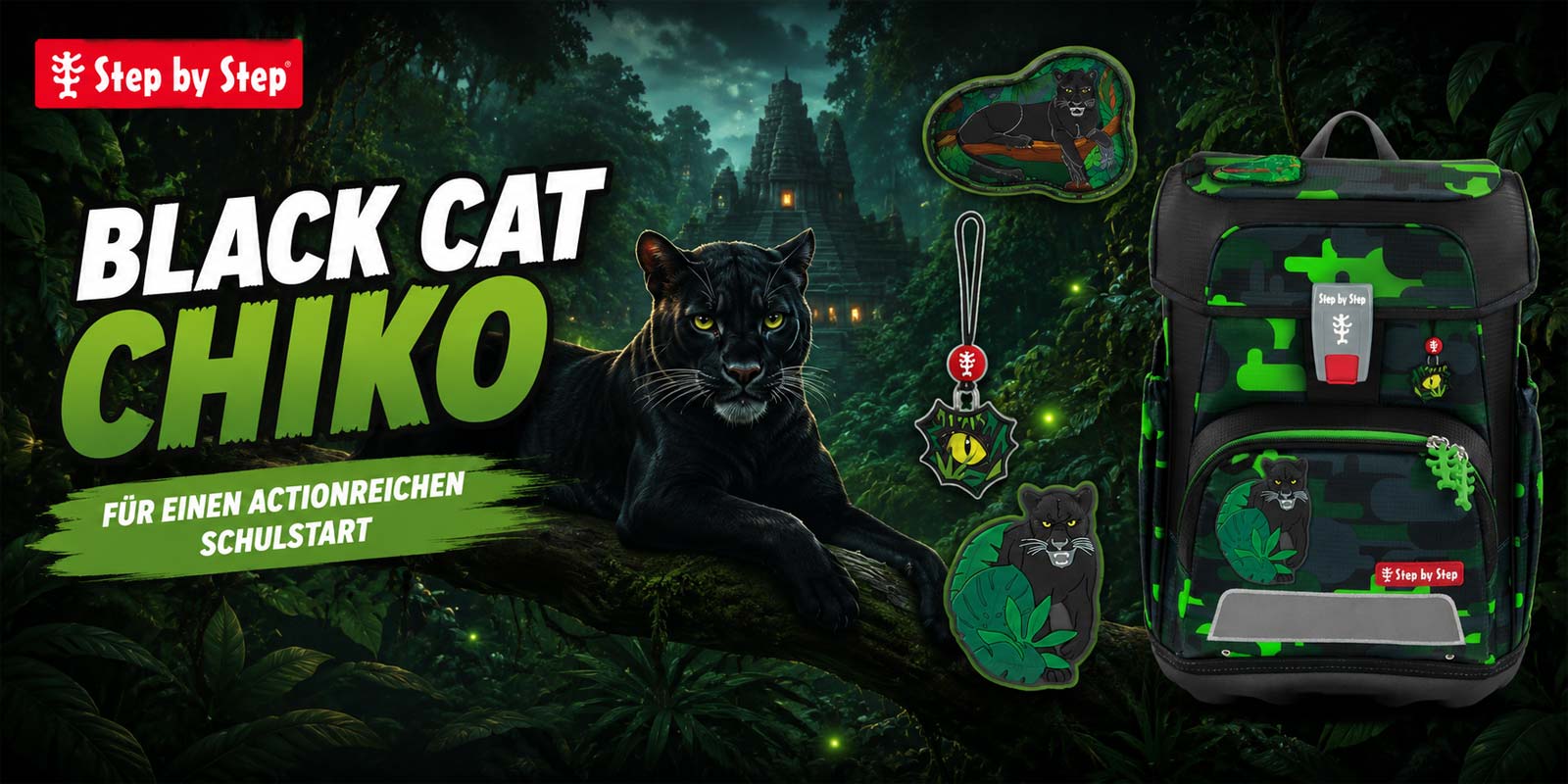 Step by Step Black Cat Chiko
