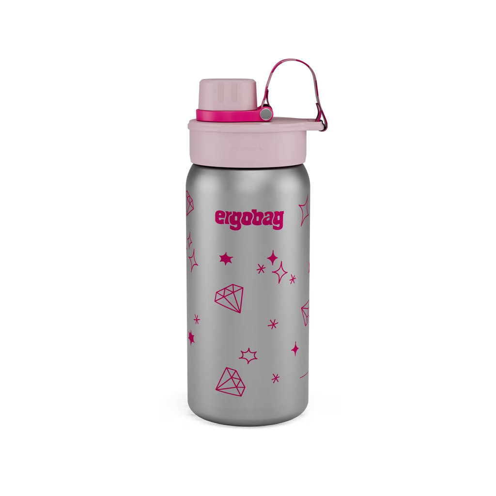 Ergobag Edelstahl Trinkflasche Glitzer