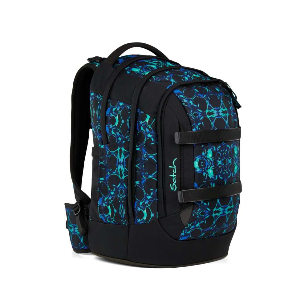 Satch Pack Schulrucksack Caleido Blue