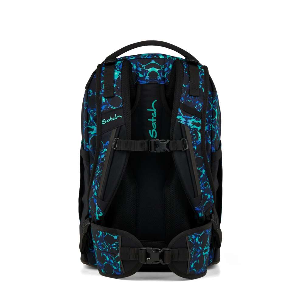 Satch Pack Schulrucksack Caleido Blue