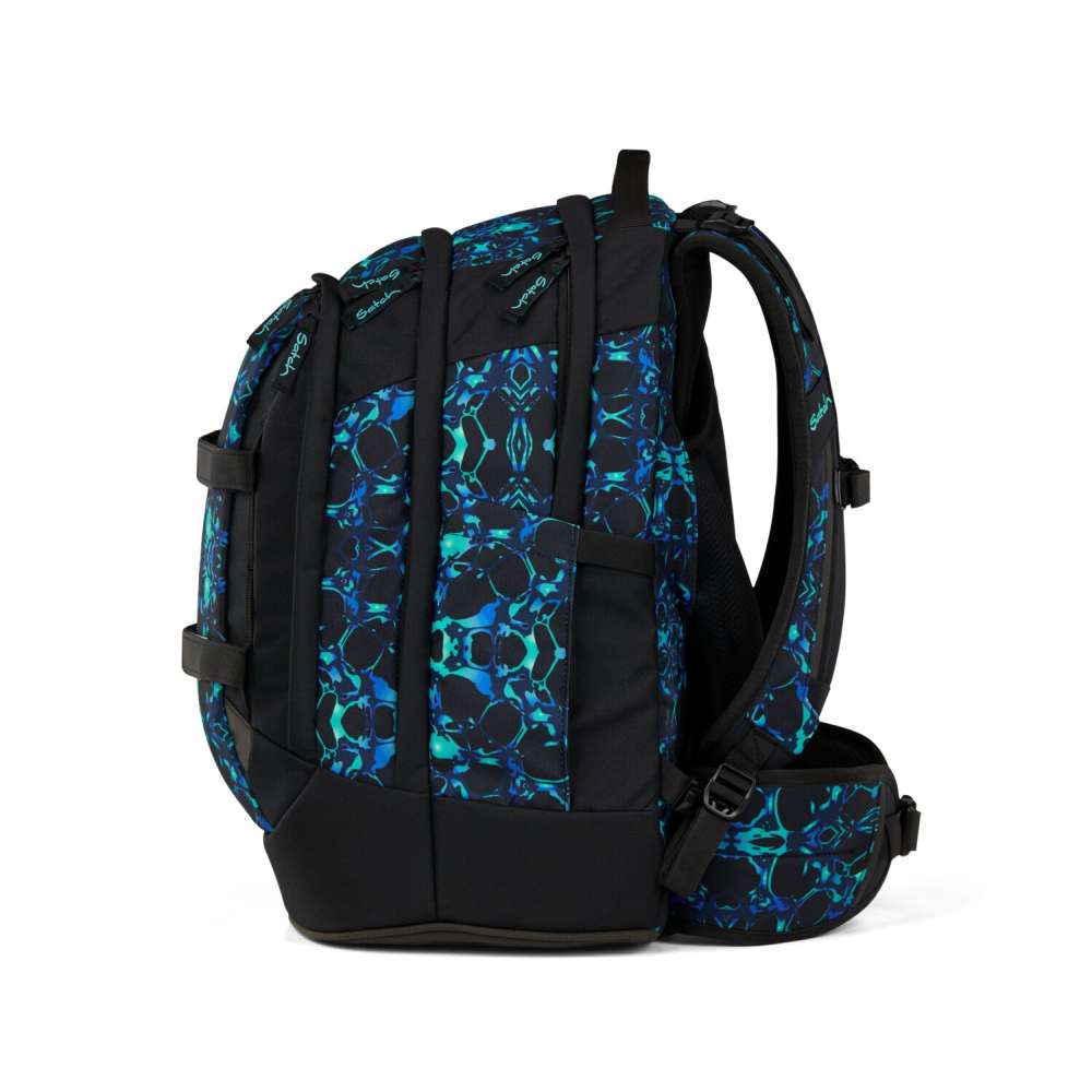 Satch Pack Schulrucksack Caleido Blue