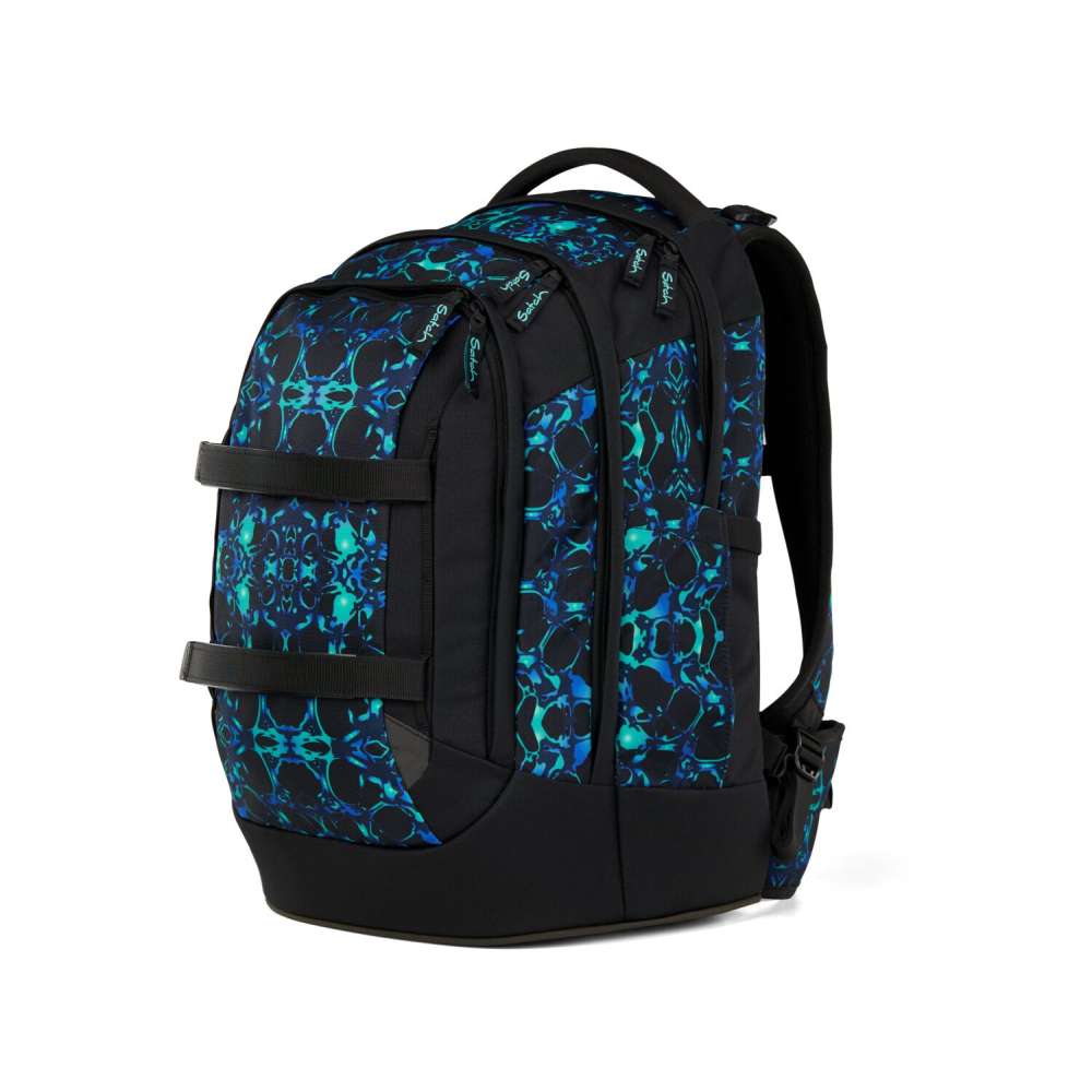 Satch Pack Schulrucksack Caleido Blue