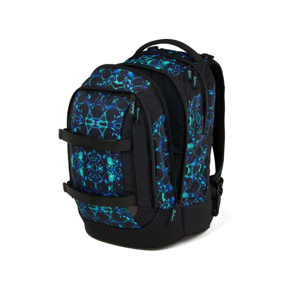 Satch Pack Schulrucksack Caleido Blue