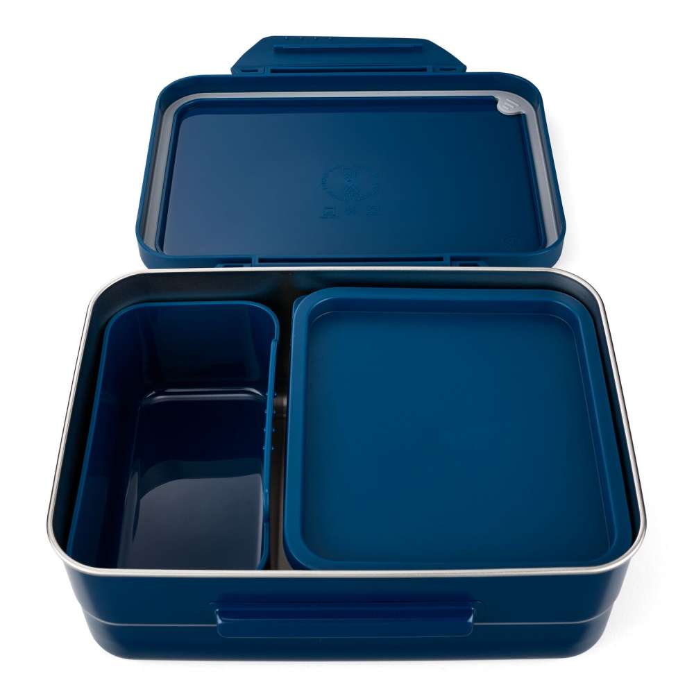 Satch Edelstahl Lunchbox Brotzeitbox Blue