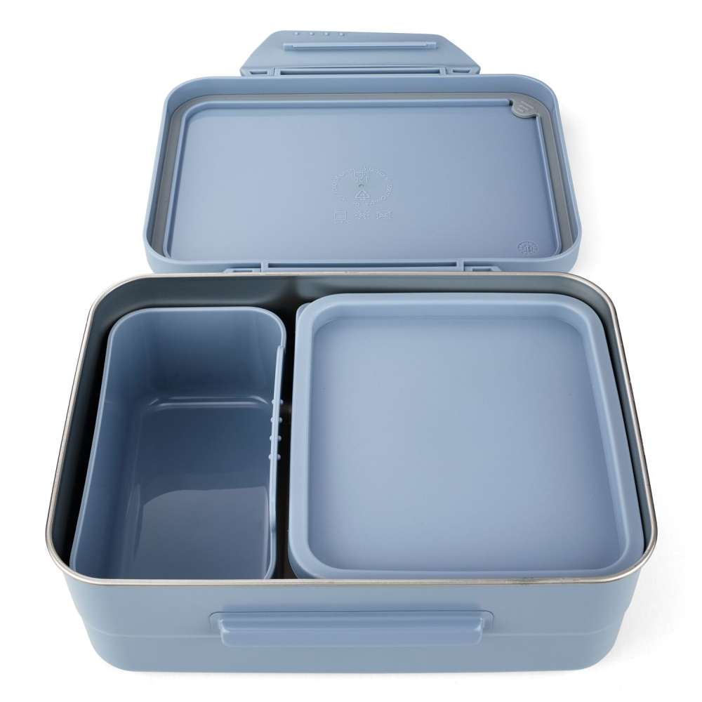 Satch Edelstahl Lunchbox Brotzeitbox Nordic Light Blue