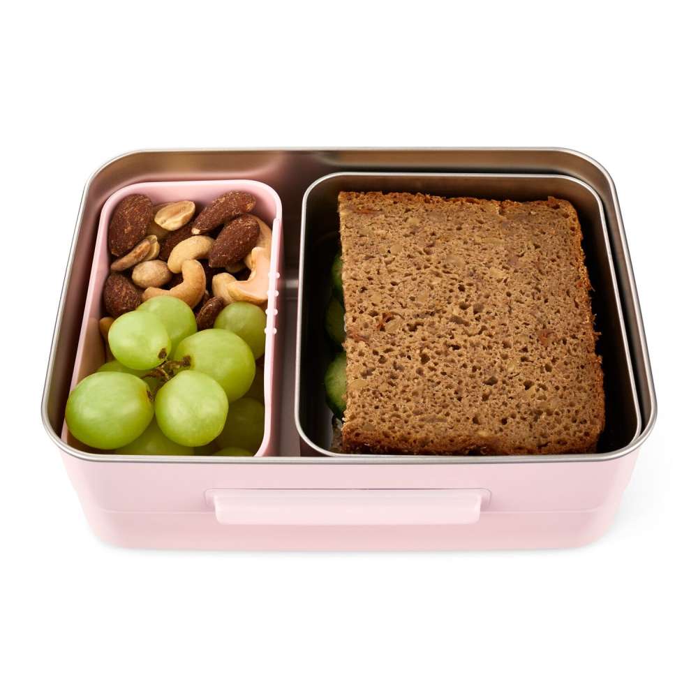 Satch Edelstahl Lunchbox Brotzeitbox Rose