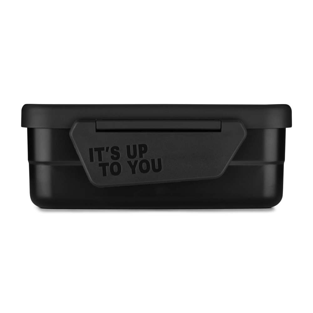 Satch Edelstahl Lunchbox Brotzeitbox Schwarz