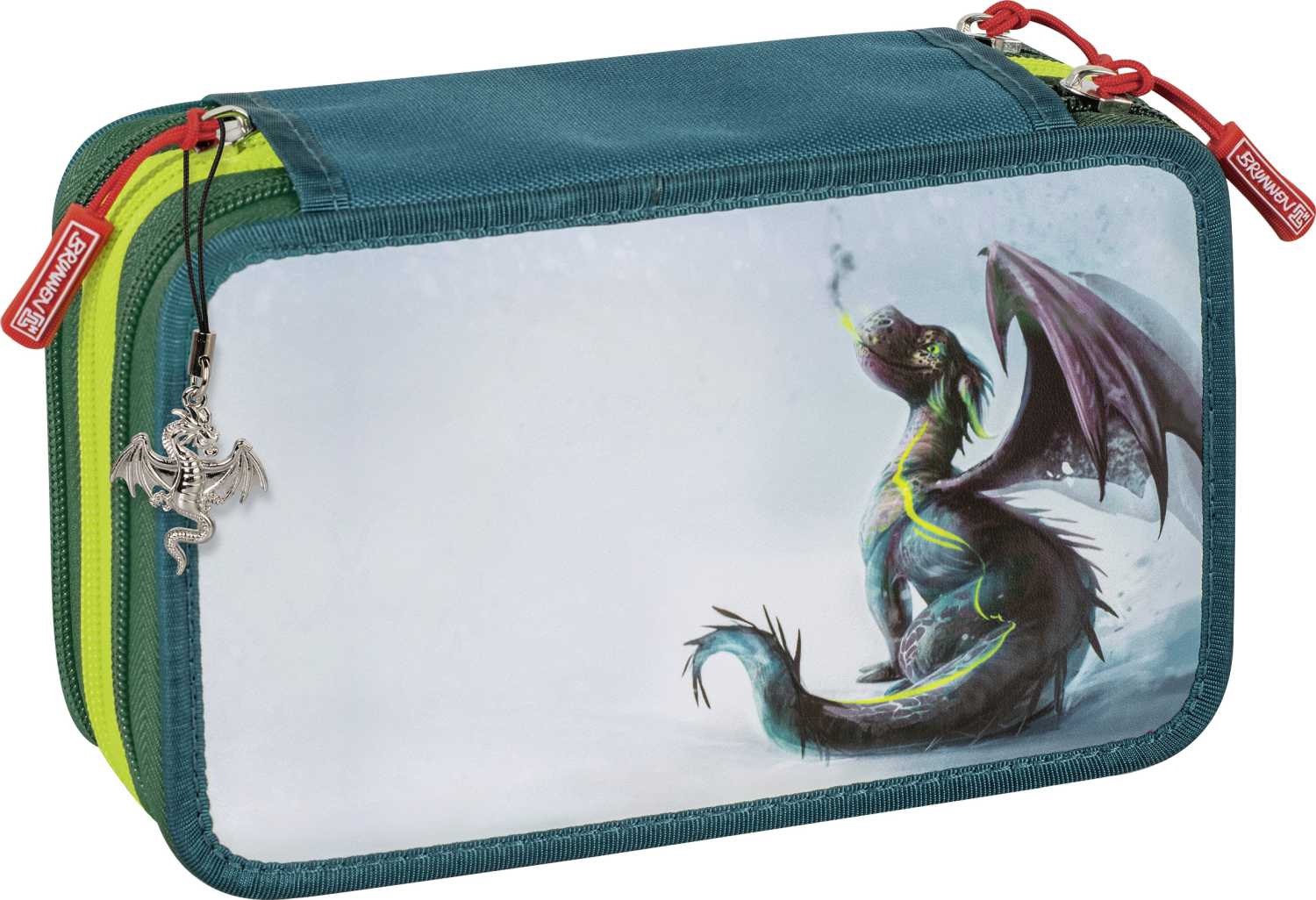 Brunnen 3-fach Federmäppchen Drache Drago