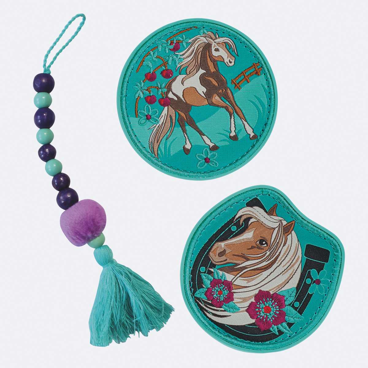 DerDieDas Buttons 3-teilig Peppermint Pony
