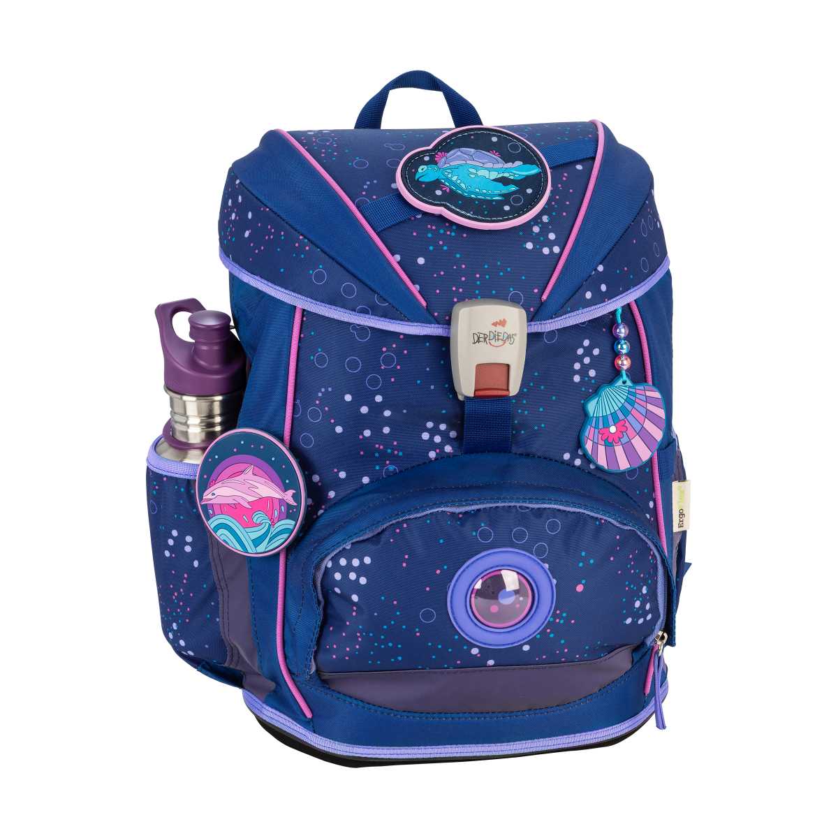 DerDieDas ErgoFlex Deep Ocean Schulranzen-Set 5tlg.