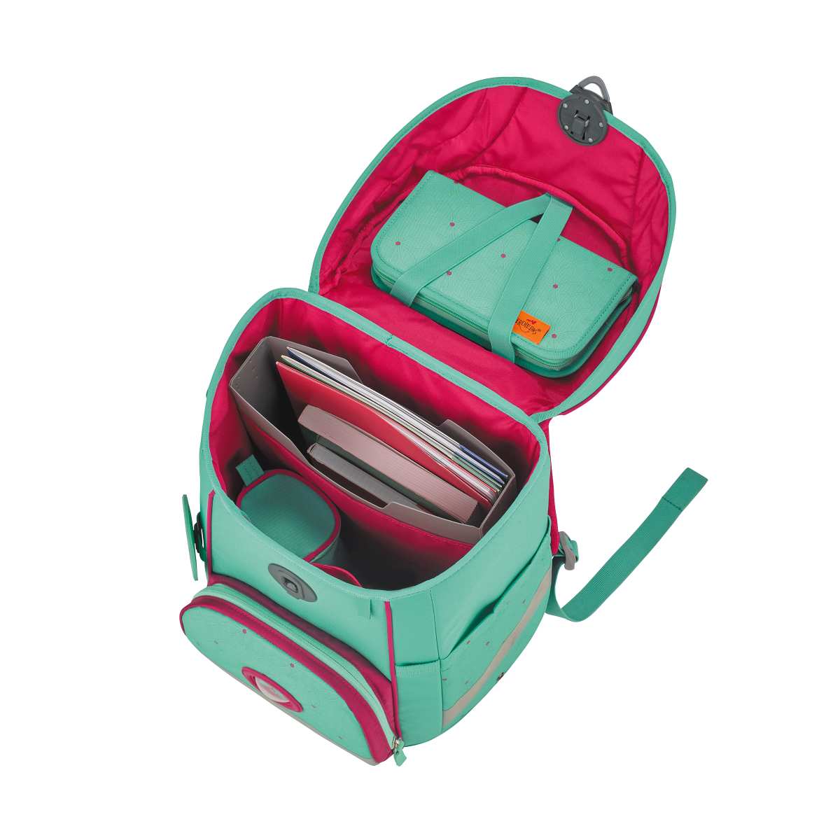 DerDieDas ErgoFlex EASY Peppermint Pony Schulranzen-Set 5tlg.