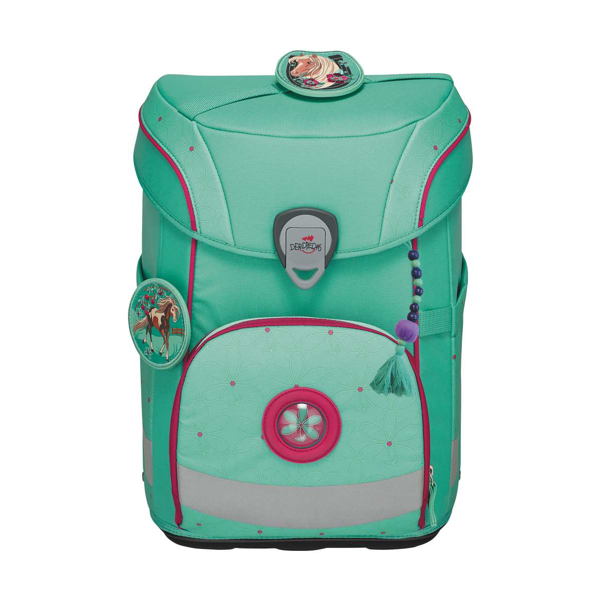 DerDieDas ErgoFlex EASY Peppermint Pony Schulranzen-Set 5tlg.