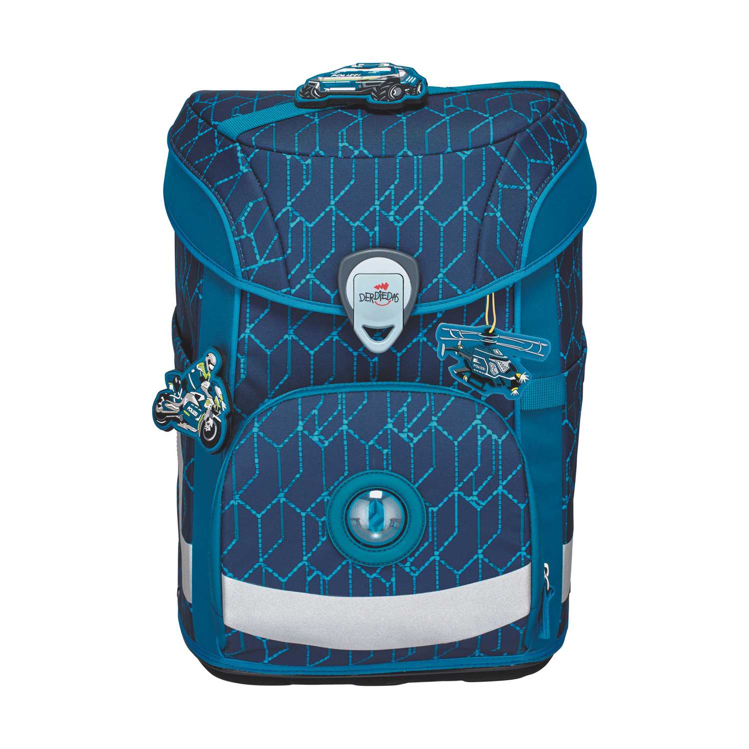 DerDieDas ErgoFlex EASY Blue Speed Schulranzen-Set 5tlg.