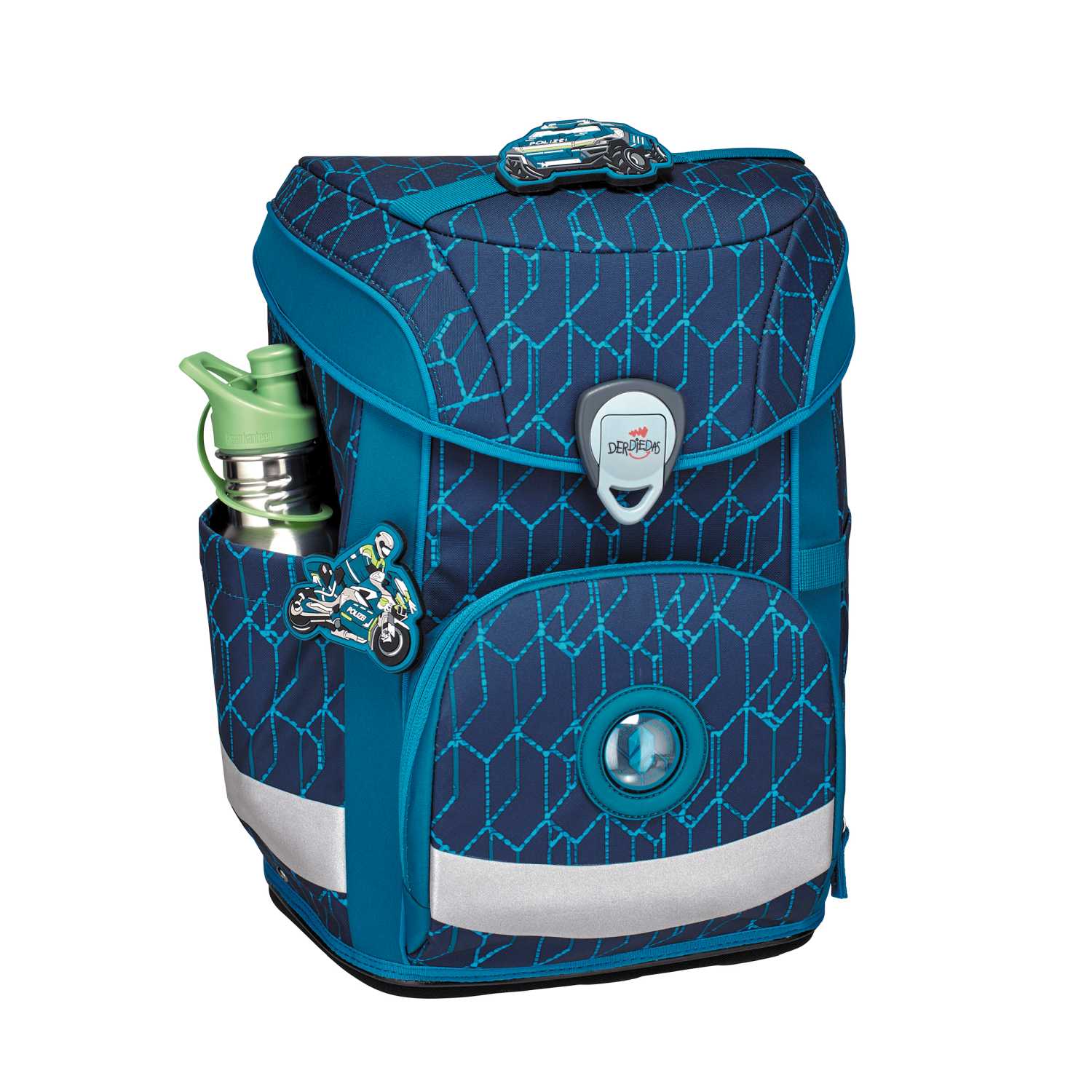 DerDieDas ErgoFlex EASY Blue Speed Schulranzen-Set 5tlg.