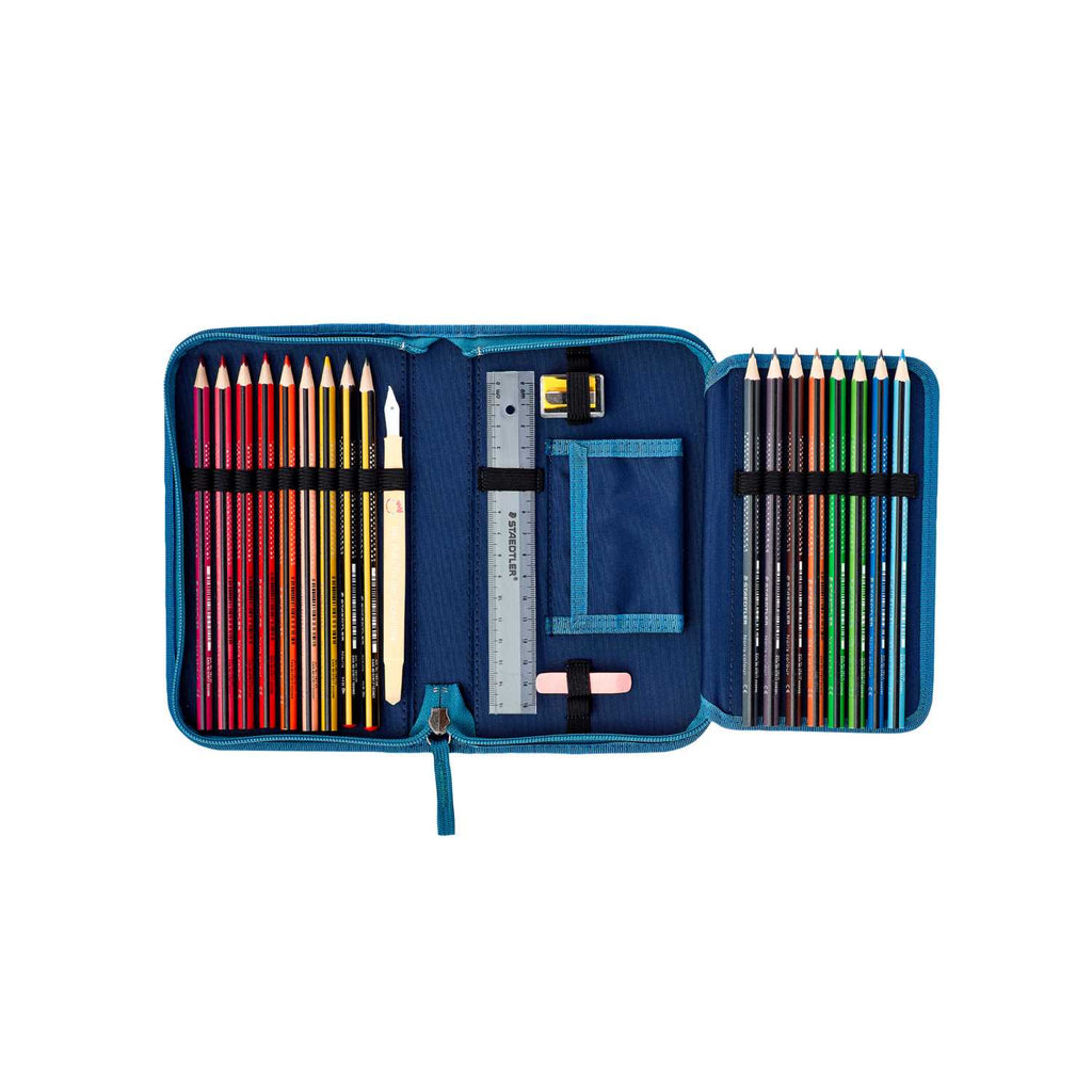 DerDieDas ErgoFlex EASY Blue Speed Schulranzen-Set 5tlg.