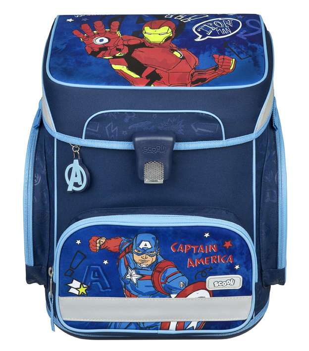 Scooli EasyFit Schulranzen Set 5tlg. Marvel Avengers