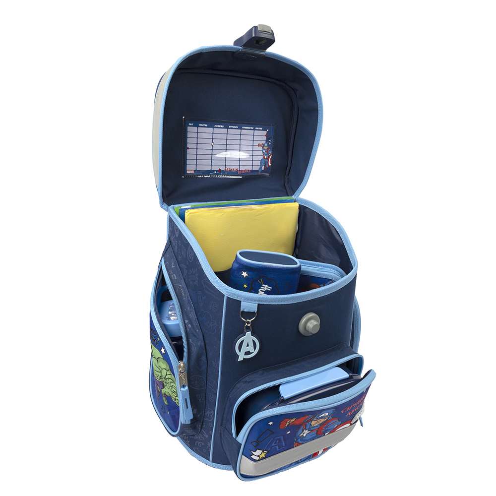 Scooli EasyFit Schulranzen Set 5tlg. Marvel Avengers