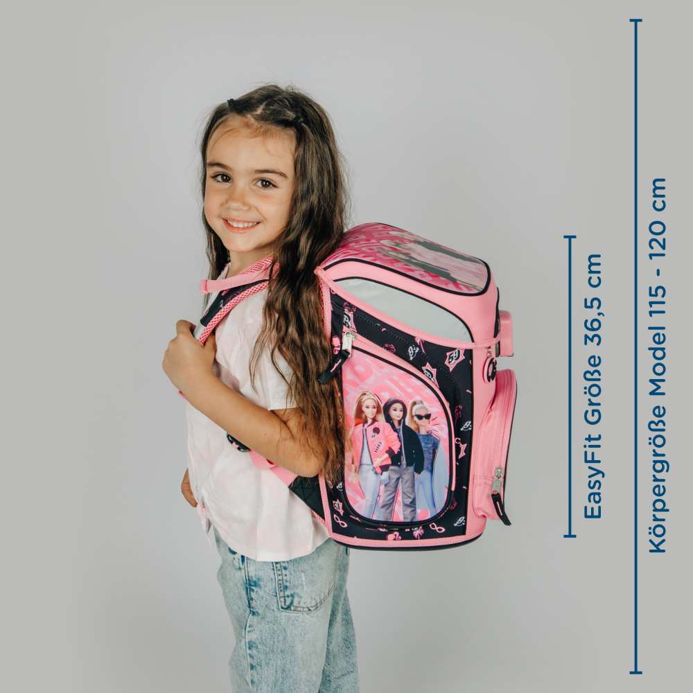 Scooli EasyFit Schulranzen Set 5tlg. Barbie