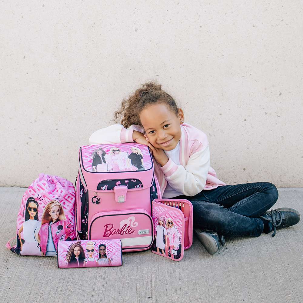Scooli EasyFit Schulranzen Set 5tlg. Barbie