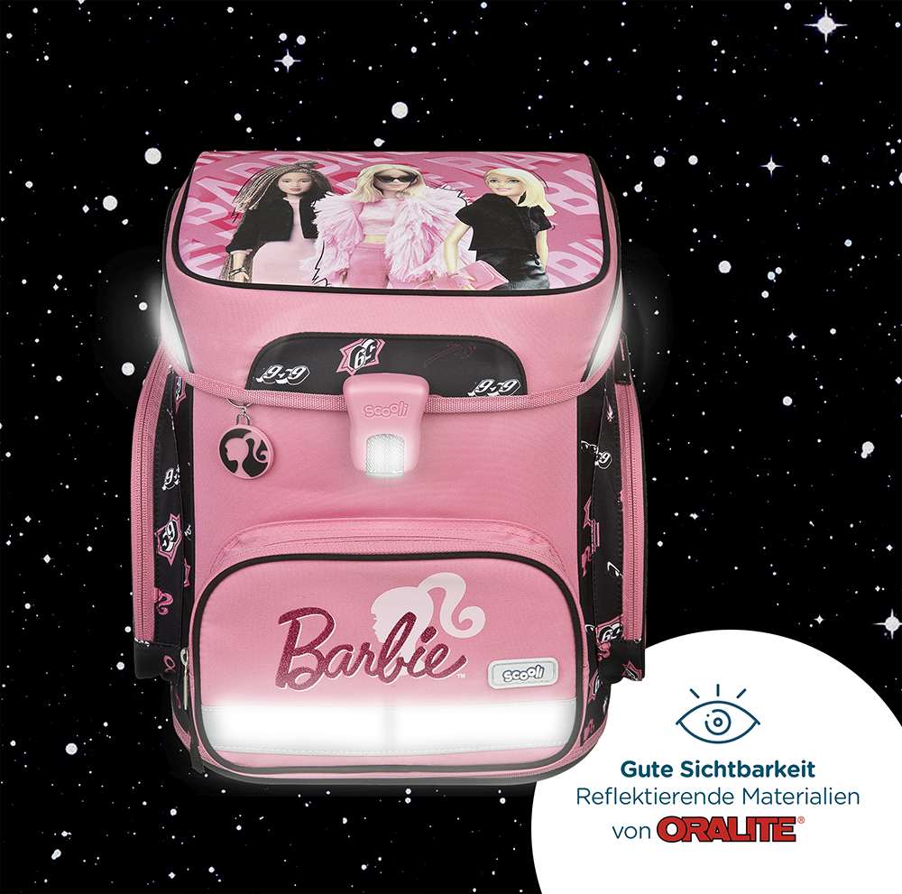 Scooli EasyFit Schulranzen Set 5tlg. Barbie