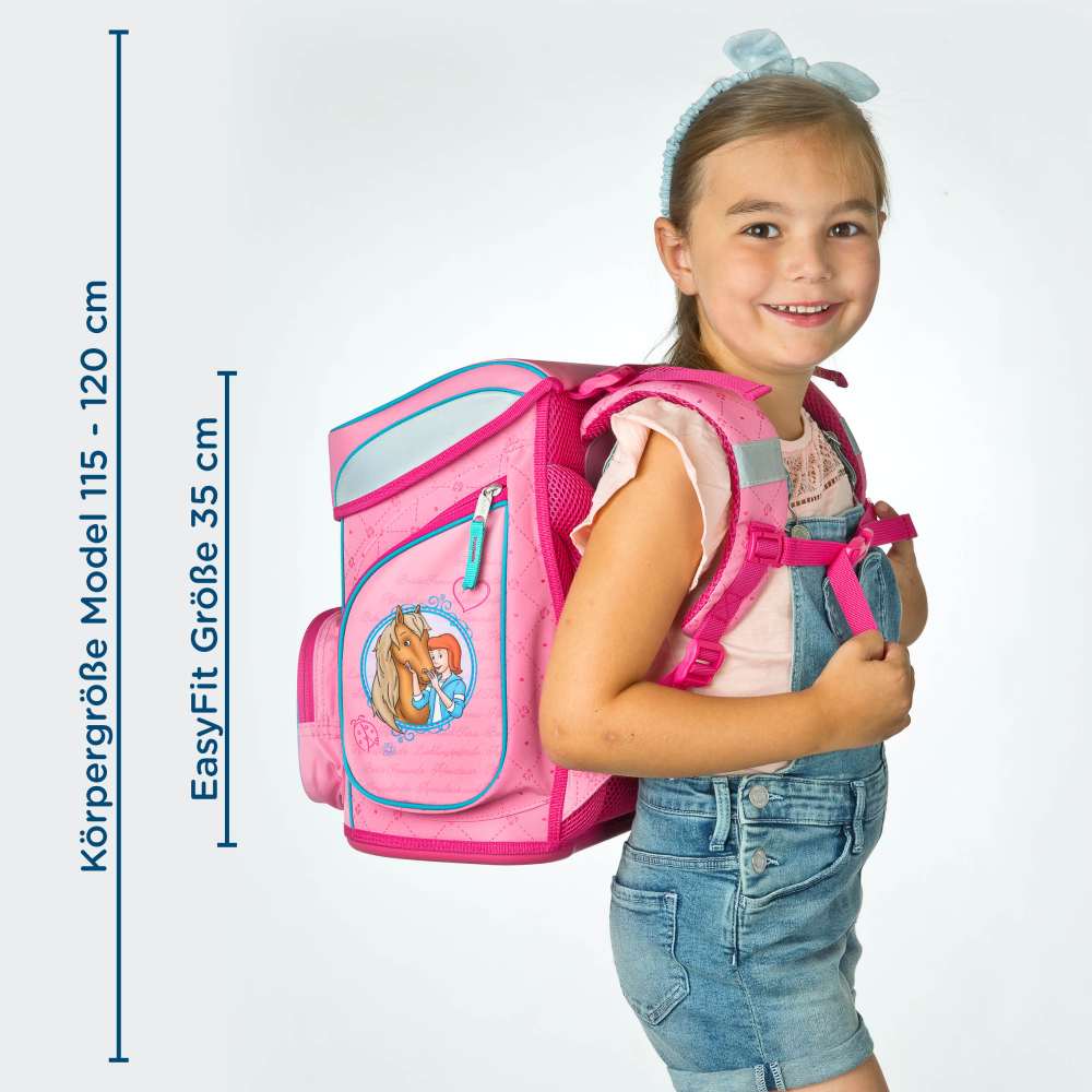 Scooli EasyFit Schulranzen Set 5tlg. Bibi & Tina