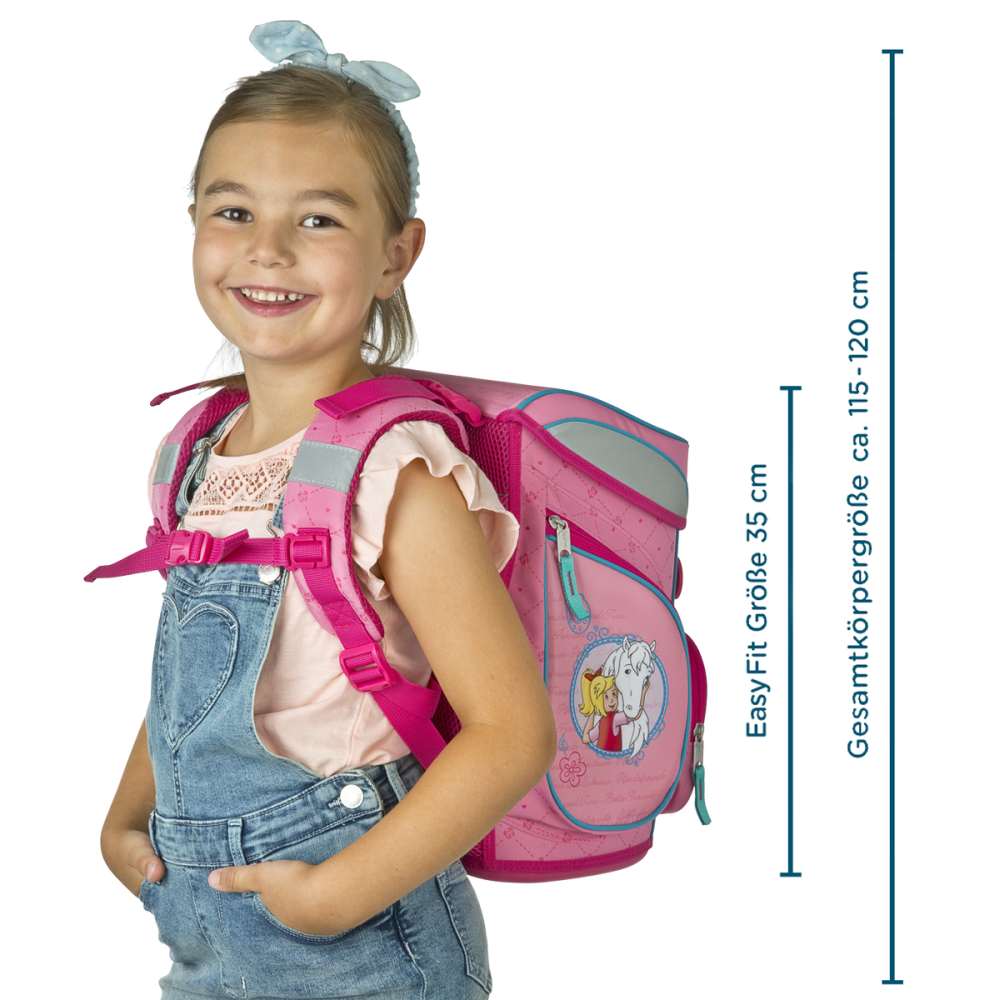Scooli EasyFit Schulranzen Set 5tlg. Bibi & Tina