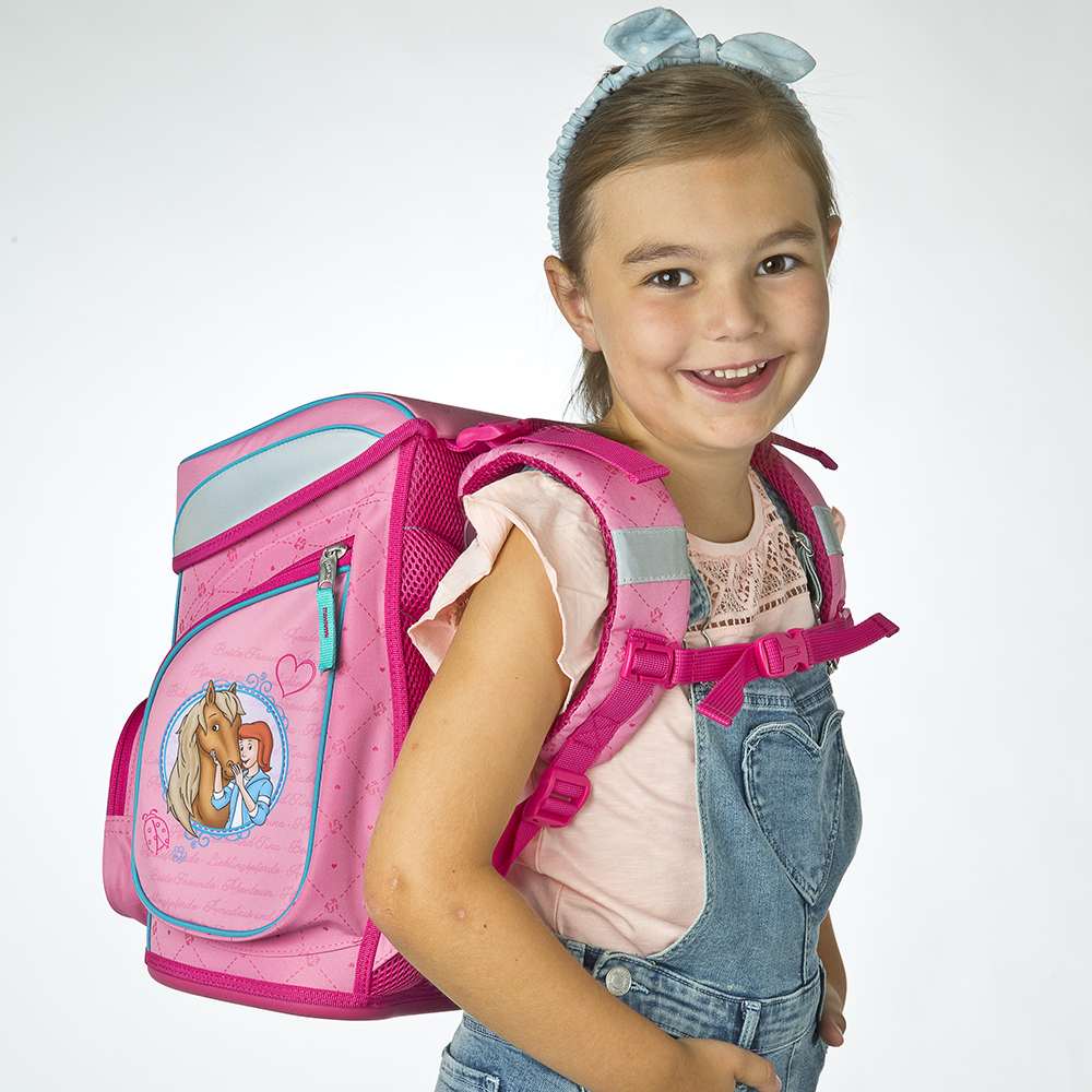 Scooli EasyFit Schulranzen Set 5tlg. Bibi & Tina