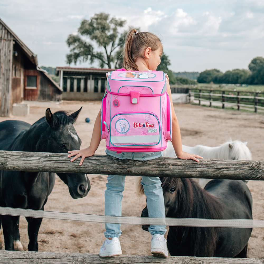 Scooli EasyFit Schulranzen Set 5tlg. Bibi & Tina