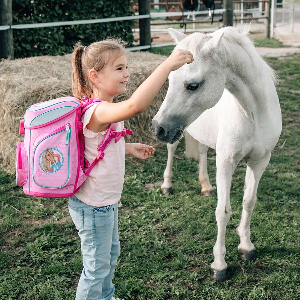Scooli EasyFit Schulranzen Set 5tlg. Bibi & Tina