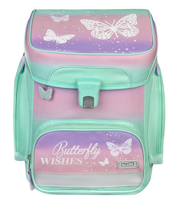Scooli EasyFit Schulranzen Set 5tlg. Butterfly Wishes