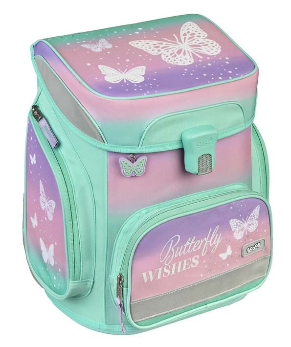 Scooli EasyFit Schulranzen Set 5tlg. Butterfly Wishes