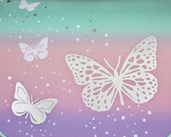 Scooli EasyFit Schulranzen Set 5tlg. Butterfly Wishes