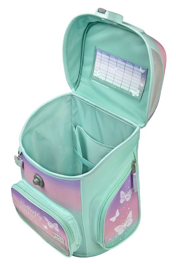 Scooli EasyFit Schulranzen Set 5tlg. Butterfly Wishes