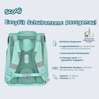 Scooli EasyFit Schulranzen Set 5tlg. Butterfly Wishes