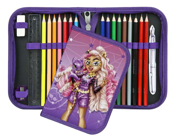 Scooli EasyFit Schulranzen Set 5tlg. Monster High