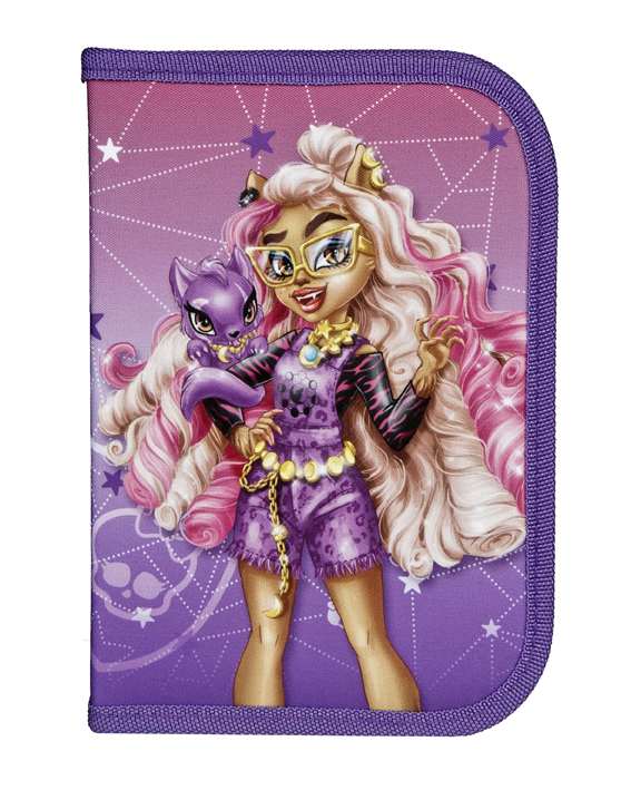 Scooli EasyFit Schulranzen Set 5tlg. Monster High