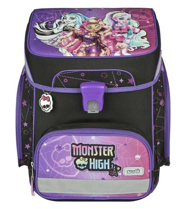 Scooli EasyFit Schulranzen Set 5tlg. Monster High