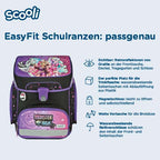 Scooli EasyFit Schulranzen Set 5tlg. Monster High