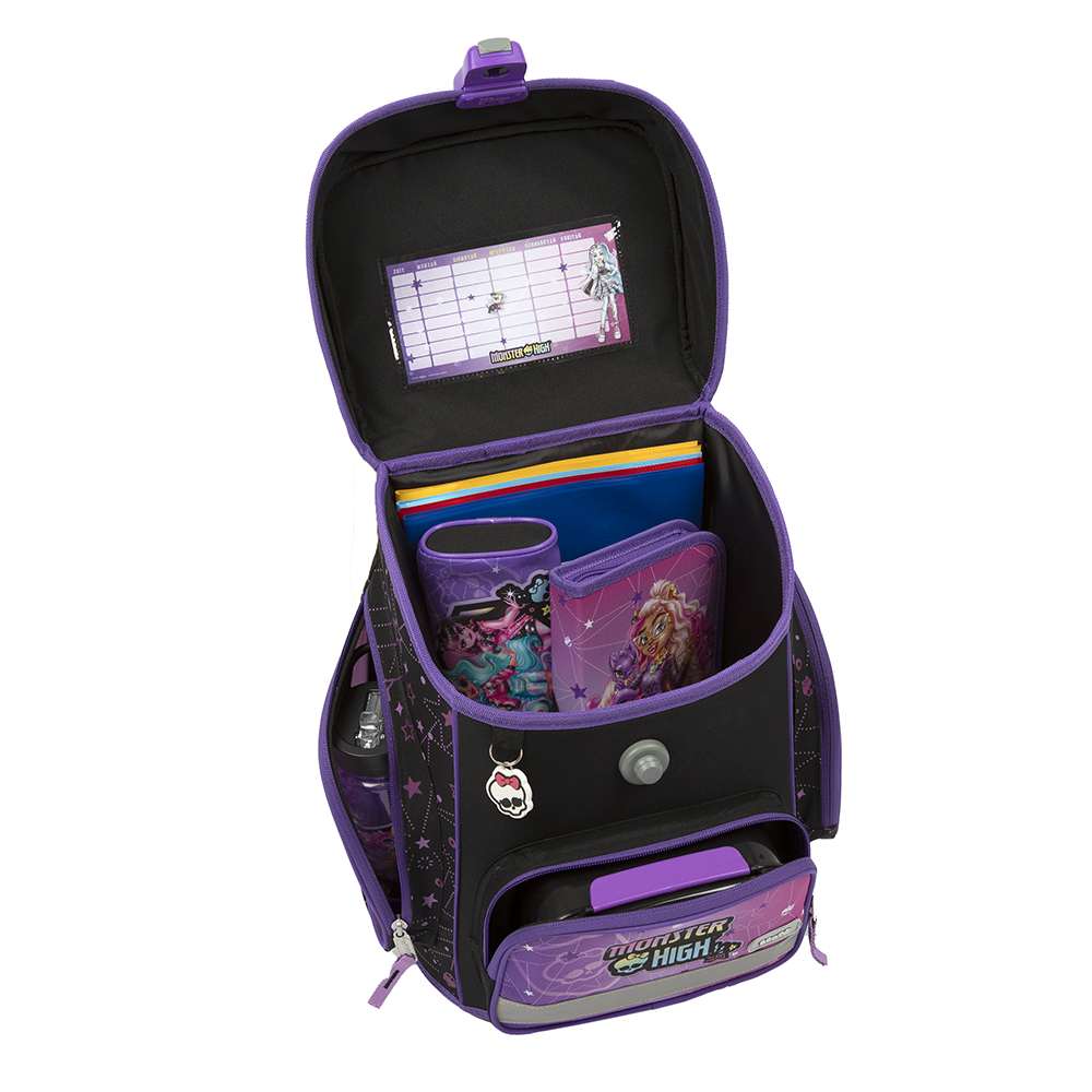 Scooli EasyFit Schulranzen Set 5tlg. Monster High
