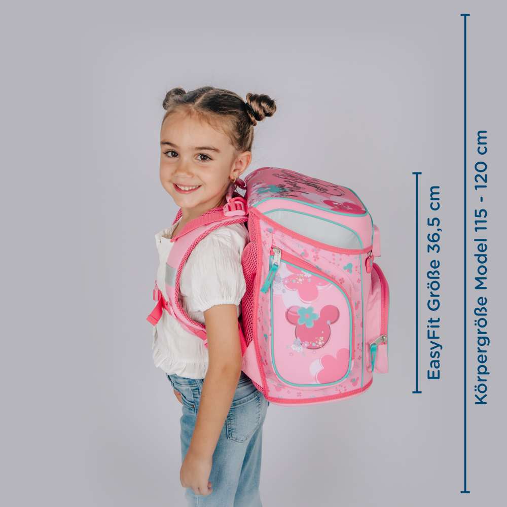Scooli EasyFit Schulranzen Set 5tlg. Minnie Mouse