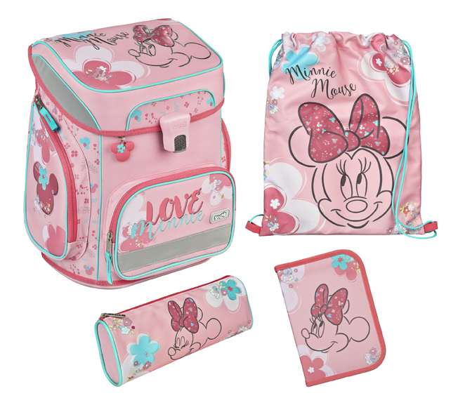 Scooli EasyFit Schulranzen Set 5tlg. Minnie Mouse