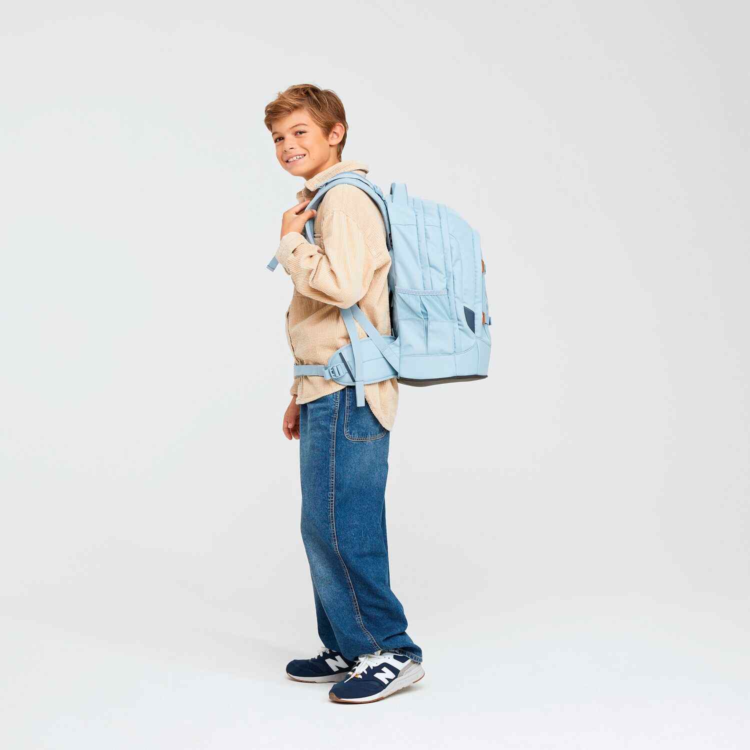 Satch Pack Schulrucksack Nordic Ice Blue