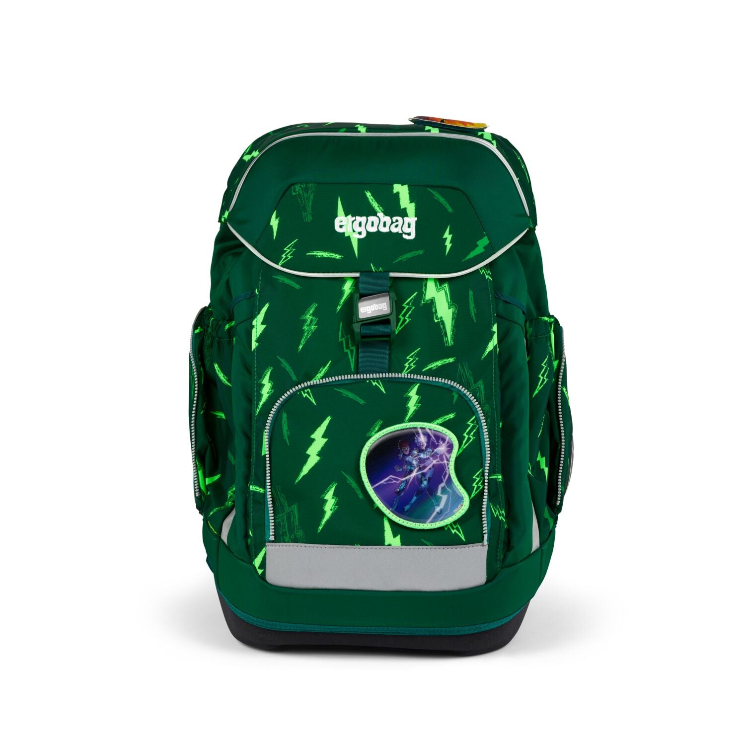 Ergobag Maxi Schulrucksack Set 6tlg. Bärtastisch COLOR FLASH