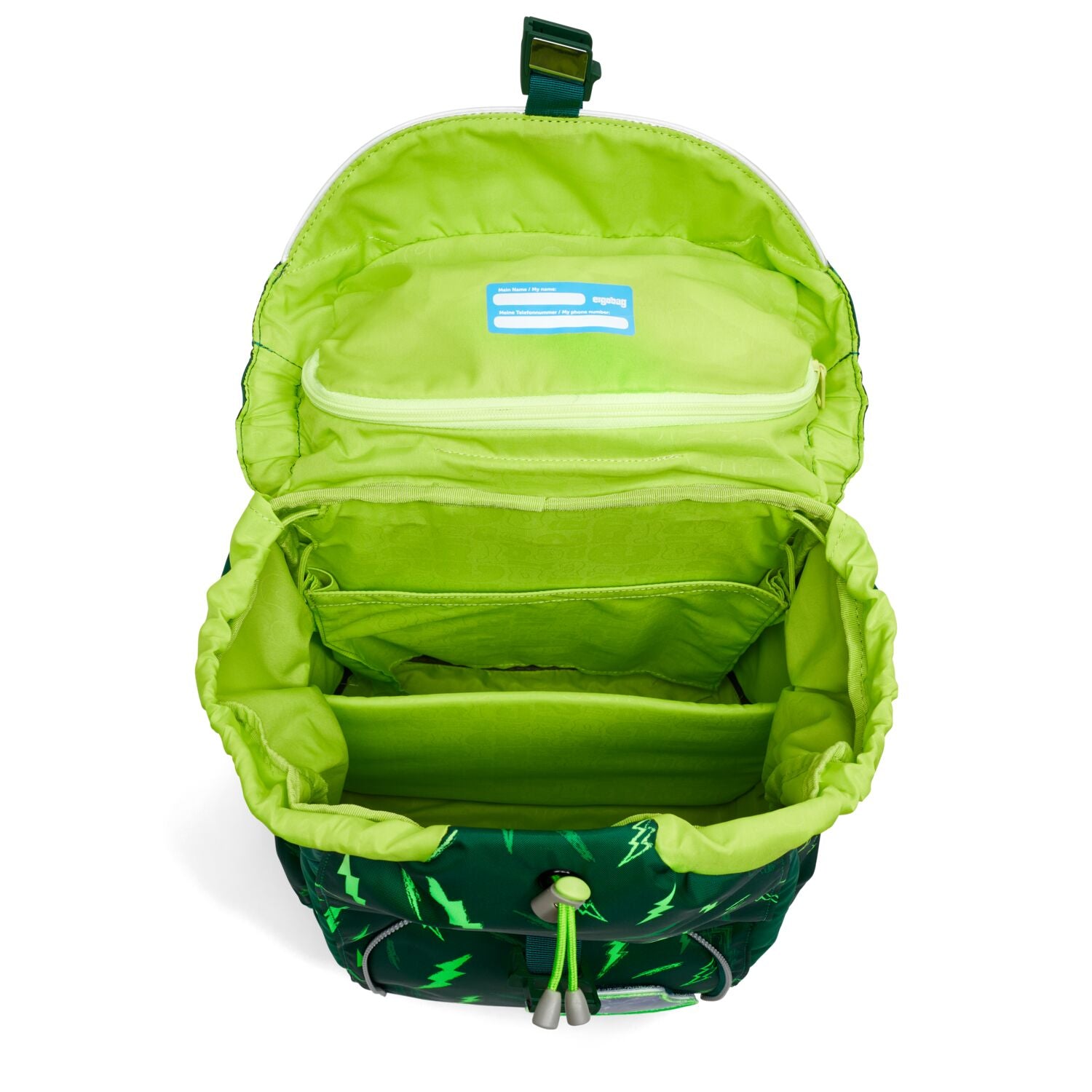 Ergobag Maxi Schulrucksack Set 6tlg. Bärtastisch COLOR FLASH