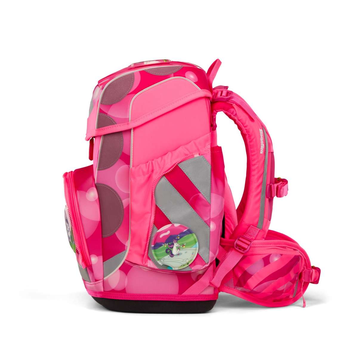 Ergobag Cubo Schulranzenset 5tlg. KuntBärbuntes Einhorn NEO 2025