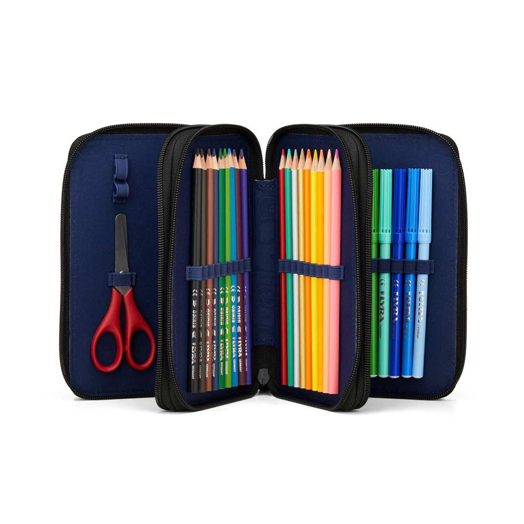 Ergobag 3-fach Maxi Federmäppchen Super ReflektBär