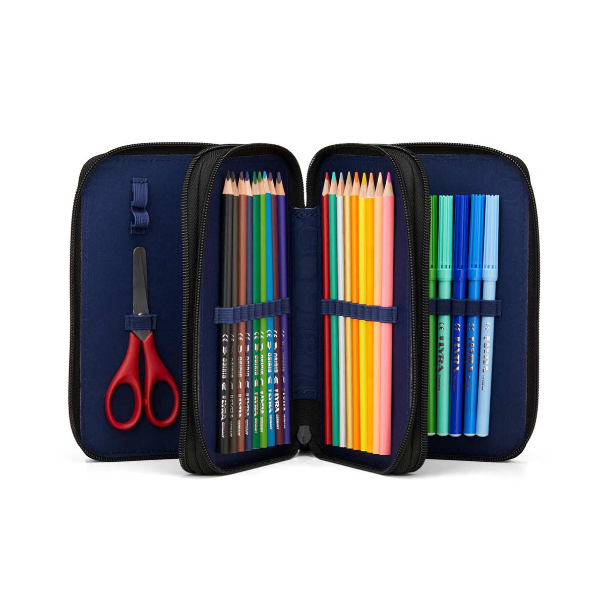 Ergobag 3-fach Maxi Federmäppchen Super ReflektBär
