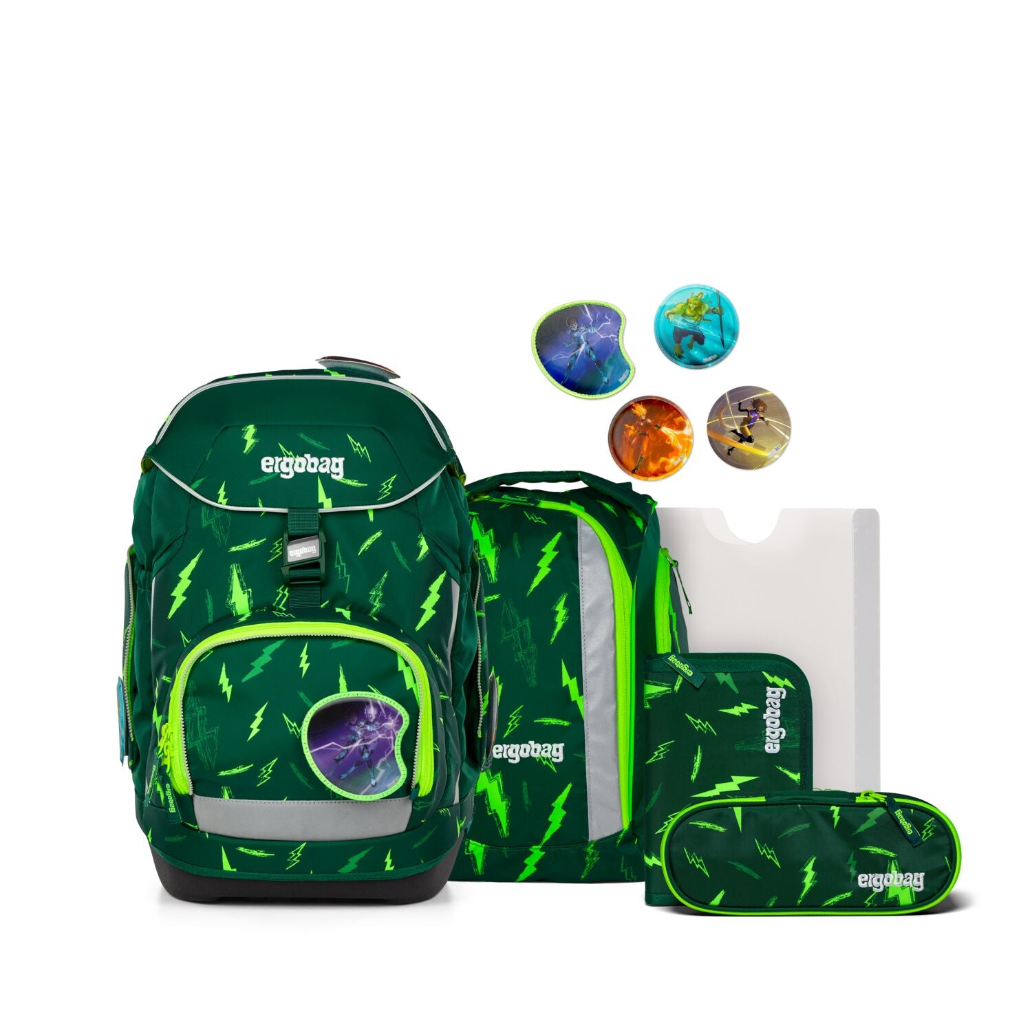 Ergobag Pack Schulrucksack Set 6-teilig Bärtastisch LUMI