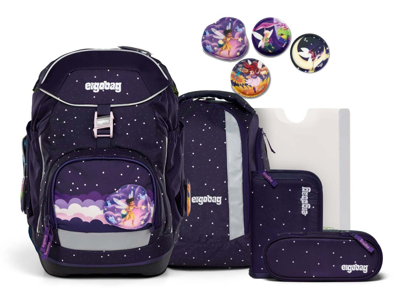 Ergobag Pack Schulrucksack Set 6-teilig SternguckBär