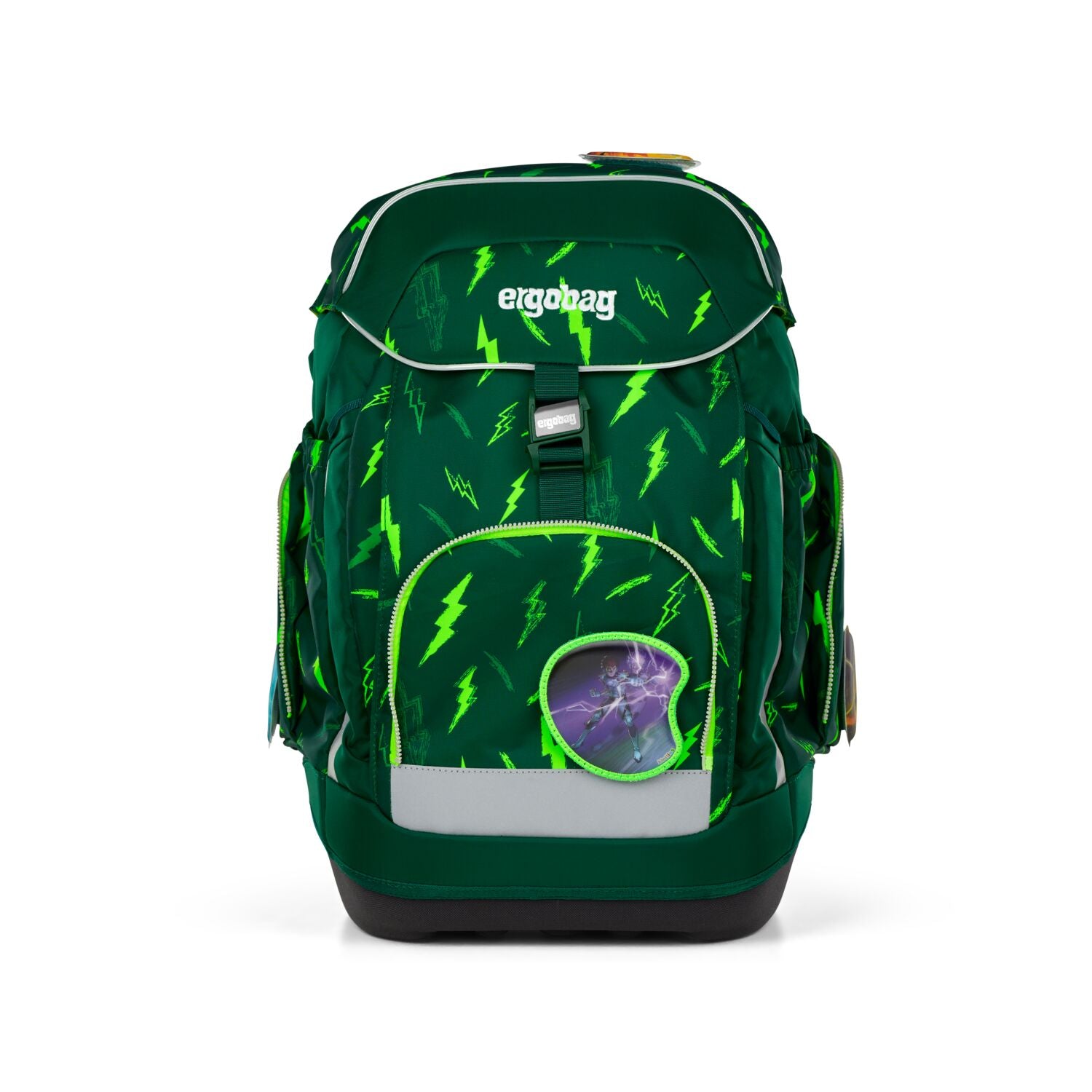 Ergobag Maxi Schulrucksack Set 6tlg. Bärtastisch COLOR FLASH